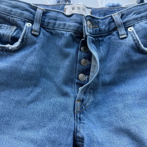 We The Free Distressed Blue Jeans Size 25 - Picture 7 of 9